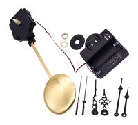 LABRIMP Mouvement D'horloge à Pendule Balancier Silencieux, Kit de Réparation Complet Aiguilles, Long 17 Mm pour Horloges Murales de 250 Mm, Accessoire Mécanique sans Pile, Boîte à