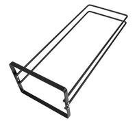 LABRIMP Organisateur de Cintres Amovible en Fer Noir 40 Cm, Support de Rangement Pratique pour Maximiser l'espace Buanderie ou Boutique de Vêtements