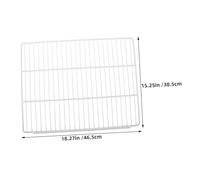 LABRIMP Organisateur de Réfrigérateur Sans Étagère de Rangement Robuste pour Congélateur Cloison de Séparation Ajustable Compatible avec Frigo Armoire Réfrigérée et Vitrine Optimisation