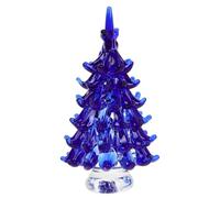 LABRIMP Ornement de Sapin Cristal Bleu Figurine Miniature Décorative pour Bureau et Salon pour Décoration de Table et an