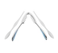 LABRIMP Outil Douverture de Crabe Alliage de Zinc Bleu Pince Antidérapante pour Coquilles de Fruits de Mer et Noix