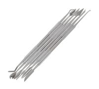 LABRIMP Outils de modelage d'argile 6 pièces, couteaux à découper en argile en acier inoxydable, outils de sculpture pour poterie, faciles à nettoyer, pour décoration et lissage