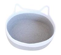 LABRIMP Panier de Rangement Coton Tissé Organisateur Multifonction pour Chats et Accessoires pour Salle de Bain Chambre et Salon