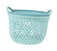 LABRIMP Panier De Rangement Creux Petit Style Rustique Pp Étanche Pour Cosmétiques Fruits Et Jouets Organiseur De Table Multifonction Décoratif Bleu