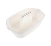 LABRIMP Panier de Rangement Plastique Épais avec Poignée Organiseur pour Fournitures de Nettoyage Seau Robuste pour Salle de Bain Maison et Stockage Pratique et Élégant