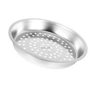 LABRIMP Panier Vapeur en Acier Inoxydable 28cm, Plateau Épaissi et Profond pour Cuisson Vapeur, Support Multifonction pour Aliments et Fruits de Mer, Usage Domestique Cuisine