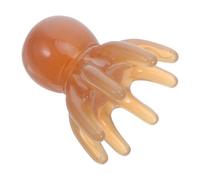 LABRIMP Peigne de pieuvre masseur de tête en résine, peigne de massage crânien à huit griffes, compact, pour voyages d’affaires et détente du cuir chevelu
