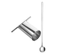 LABRIMP Perforateur à Pastèque Bord Rond en Acier Inoxydable Argenté, Outil Réutilisable Préserve la Chair pour Découpe Melon et Cantaloup