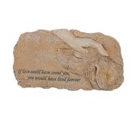 LABRIMP Pierre Tombale en Résine Statue Commémorative pour Chien Statue Souvenir du Dernier Repos de L'animal pour Animaux de Compagnie pour Photo pour Chien et Animal de Compagnie