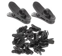LABRIMP Pince Micro pour Conférences et Discours Lot de 20 en Abs, Clips Plastique Légers et Faciles à Installer Fixation Cravate Fiable