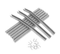 LABRIMP Pinces à Saucisse en Aluminium U 4000 Pcs pour Machine à Nouer Paquet, Clips Alimentaires Robustes, Fermeture Hermétique pour Viande, Fromages et Snacks, Usage Professionnel