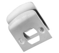 LABRIMP Plaque de Gâche Film Protecteur Portable 2pcs en Acier Inoxydable Argenté pour Renforcement de Porte Intérieure et Extérieure Kit D'installation Sécurisé