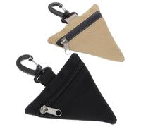 LABRIMP Pochette de Camping Suspendue Beige 2 Pièces Petit Organisateur D'objets Non-tissé, Pliable et Portable, pour Pique-niques et Extérieur