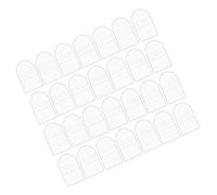 LABRIMP Pochettes Transparentes en PVC pour Collectionner des Pièces et Timbres Lot de 50 5.2X5.5Cm Protection Anti-Humidité et Portable pour Amateurs de Collection