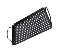 LABRIMP Poêle à Griller Extérieure Antiadhésive avec Poignée Plaque Barbecue Multifonction pour Camping Grill de Légumes et Viande Plateau de Cuisson Portable Robuste
