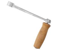 LABRIMP Poignée De Hachoir à Viande Manuel En Bois, Manivelle Multifonction En Acier Inoxydable, Équipement Professionnel Pour Hachoir à Viande, Usage Domestique, Compact Et Portable