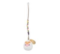 LABRIMP Porte-clés clochette en forme de mouton : breloque pour téléphone portable en forme de mouton - Porte-clés Daruma - - Ornement Feng Shui chanceux, pendentif de bon augure pour rétroviseur