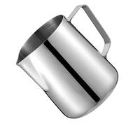 LABRIMP Pot à Lait en Acier Inoxydable 900ml Bec Verseur Fin, Tasse à Lait Facile à Nettoyer et Transporter pour Café et Latte Art