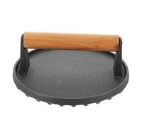LABRIMP Presse à Burger Fonte avec Poignée Outil de Fabrication de Galettes de Viande pour Barbecue et Cuisine et Pratique pour Repas Famille ou Entre Amis