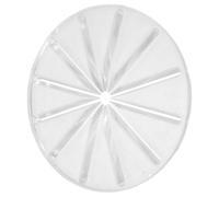 LABRIMP Protection Anti-éclaboussures pour Mixeur Électrique Couvercle Transparent avec Fils Écran Anti-projection pour Bol à Mélanger Accessoire Adapté Pâtisserie