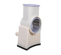 LABRIMP Râpe Manuelle Multifonction avec Manivelle et Lames Polyvalentes pour Trancher Râper et Émincer Légumes Pommes de Terre Oignons et Plus Gain de Place et Sécurité