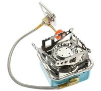 LABRIMP Réchaud à Gaz Pliable Portable pour Camping Cuisinière de Voyage Pratique Mini Réchaud de Plein Air avec Système de Fixation pour Randonnée et Activités Extérieures