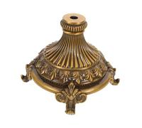 LABRIMP Rustic Zinc Alloy Display Stand for Fruit Tray and Snack Bowls Stable Pedestal Base for Vase Planter and Table Centerpiece in Living