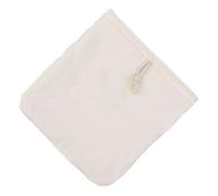 LABRIMP Sachet Filtre à Café Réutilisable en Coton Blanc 30x30cm Grillage à Maille Fine, Lavable Préparation Alimentaire Maison