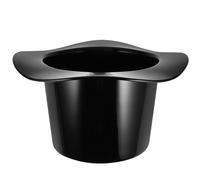 LABRIMP Seau à Vin Bac à Boissons Noir en Plastique 1200ml de Chapeau Ovale pour Garder Glaçons Frais en Intérieur et Extérieur