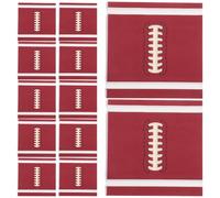 LABRIMP Serviettes en Papier Rugby Marron 20pcs, Absorbantes et Douces, Décoration Unique pour Fêtes à Thème Football et Anniversaires