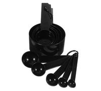 LABRIMP Set de 10 Cuillères Doseuses Cuisine en Pp avec Poignées Confortables et Mesures Exactes, Pâtisserie Cuisson