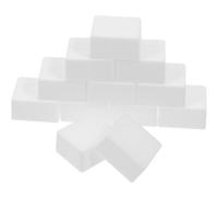 LABRIMP Set de 12 Demi-godets D'aquarelle Vides en Plastique Abs Blanc, Palette Facile à Nettoyer pour Artistes et Étudiants, Pots de Peinture pour Bricolage