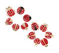 LABRIMP Set de Broches Insectes en Alliage Clip-on Finition Délicate Lot de 12 Broche de Dessin Animé pour Femmes Accessoire Chic pour Vêtements Quotidiens et Célébrations