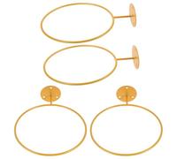 LABRIMP Support à Balles Mural Robuste en Fer 4pcs pour Basketball et Volleyball, Porte-Ballon Multifonctionnel Adapté la Maison et Salle de Sport