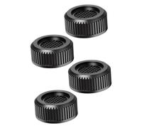 LABRIMP Support Antidérapant pour Lave-Linge Lot de 4 Patins Anti-Vibrations Réglables en 304 Acier Inoxydable Élévateur de Machine à Laver Protection Chocs Compatible Modèles