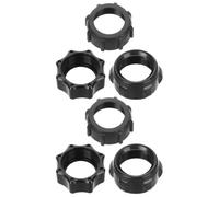 LABRIMP Support de Fixation pour Voiture Accessoires Automobiles Stables et Fiables en Plastique Noir Bagues D'adaptation Fixes pour Rotule, Lot de 6 Pièces pour Chargeur sans Fil