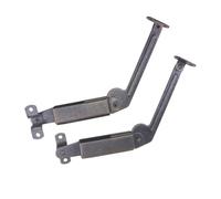 LABRIMP Support de Ressort D'armoire en Fer Solide Bras Long Argenté, Facile à Installer, 2 Pièces pour Tabouret de Canapé ou Boîte en Bois
