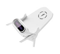 LABRIMP Support de Téléphone Magnétique sans Fil Forme Tabouret Chargeur Stable pour Smartphone et Tablette Angle de Vue Ergonomique et Chargement sans Câble