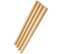 LABRIMP Support en Bois Naturel pour Dominos Base Antidérapante Plateau Multifonctions Incliné Rangement Pratique pour Jeux de Tuiles pour Parties en Famille ou Entre Amis - Accessoire