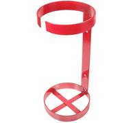 LABRIMP Support Mural en Fer pour Extincteur de 5-6kg, Fixation Stable et Solide, pour Véhicule et Voiture, Support de Montage Rouge pour Extincteur ABC