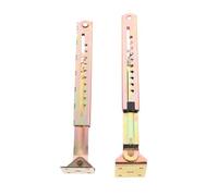 LABRIMP Support Télescopique Droit pour Meubles et Lits Tige Réglable en Acier Galvanisé Paire de Barres Robustes pour Table et Accessoires Médicaux Usage Professionnel et Domestique