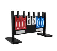LABRIMP Tableau de Score Multifonction en PVC Détachable pour Tennis et Événements, Affichage Clair à 4 ou 6 Chiffres, Résistant aux Intempéries et Portable