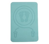 LABRIMP Tapis de Saut en Tpe Antidérapant et Épais pour Corde à Sauter, Tapis de Sport Vert Sécurisé, pour Workout et Yoga la Maison