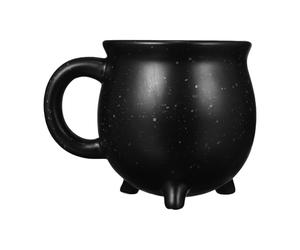 LABRIMP Tasse à Café Céramique 450ml Noir de Chaudron Sorcière pour Halloween, Mug Original pour Restaurant et Bureau, Présent Femme Créatif