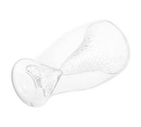 LABRIMP Tasse à Vin Sirène en Verre Transparent Double Couche Chope à Verre à Whisky Chic pour Cocktails et Décorations de Bar Utilisation Polyvalente