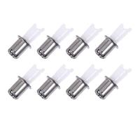 LABRIMP Têtes de Remplacement pour Rasoir de Nez 8pcs en Acier et Abs, Accessoires Multi-usages pour Épilation Nez et Oreilles, Pratiques et Solide