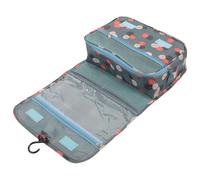 LABRIMP Trousse de Toilette de Voyage Crochet, Grosse Capacité en Polyester, Pliable et Facile à Transporter pour Usage Quotidien et Protection des Cosmétiques