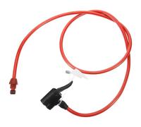 LABRIMP Tuyau de Pompe à Vélo Antifreeze en TPU Rouge Embout Gonfleur Pneu Flexible pour Kit D'outils Cycliste Usage Toute L'année