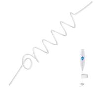 LABRIMP Tuyau de Remplacement Irrigation pour Hydropulseur Wp-100 Wp-660, Tube de Rinçage en Plastique Solide, Accessoire pour Nettoyeur Buccal, Compatible de Soin Bucco-