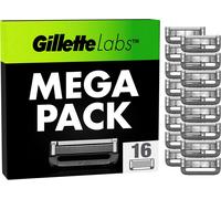 Labs Lot De 16 Lames De Rasoir Pour Homme, Compatibles Avec Gillettelabs Avec Barre Exfoliante Et Rasoir Chauffant, Lames De Rasage Pour Homme